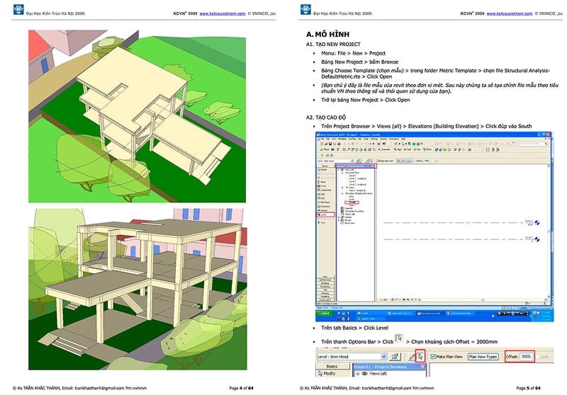 Nội dung bao gồm kiến thức về Revit kết cấu, kèm theo hướng dẫn chi tiết, dễ hiểu