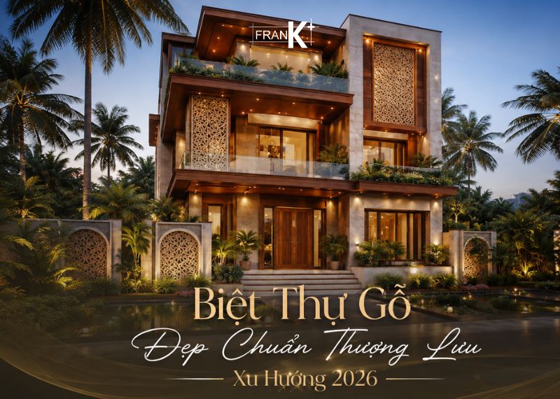 Biệt Thự Gỗ Đẹp Chuẩn Thượng Lưu Xu Hướng 2026