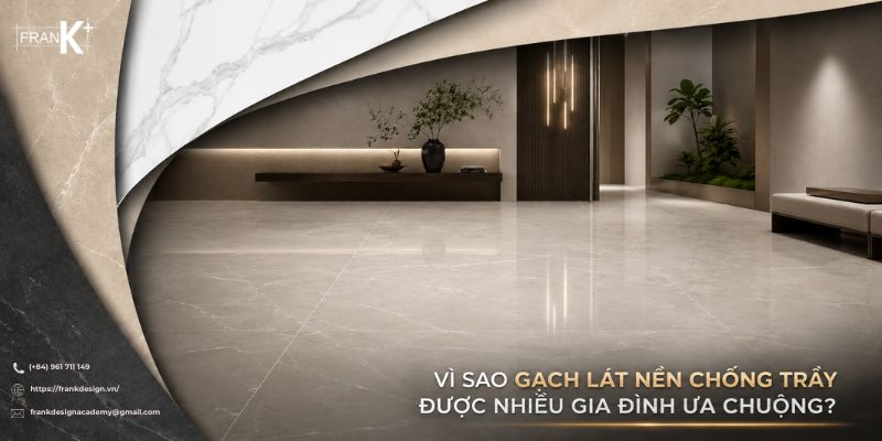 Sự phát triển của vật liệu xây dựng hiện đại giúp các dòng gạch lát nền chống trầy, chống xước ngày càng được cải tiến cả về chất lượng lẫn thiết kế. Không chỉ phù hợp với gia đình có trẻ nhỏ, dòng gạch này còn được ứng dụng nhiều trong căn hộ, biệt thự và nhà phố hiện đại.